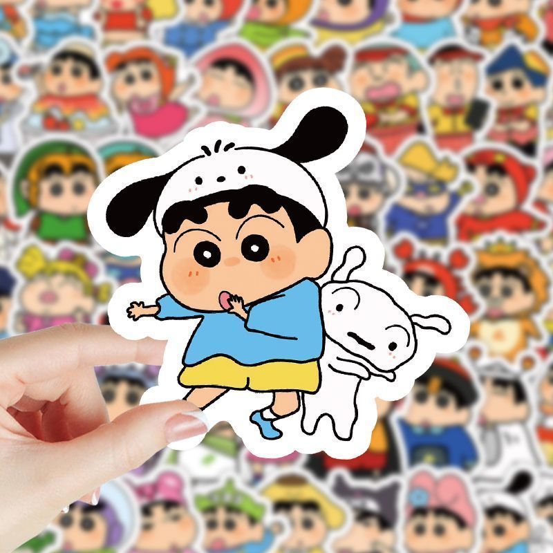 Cardstock Paper Pack - 크레용신짱 만화 귀여운 100개 스티커 카와이