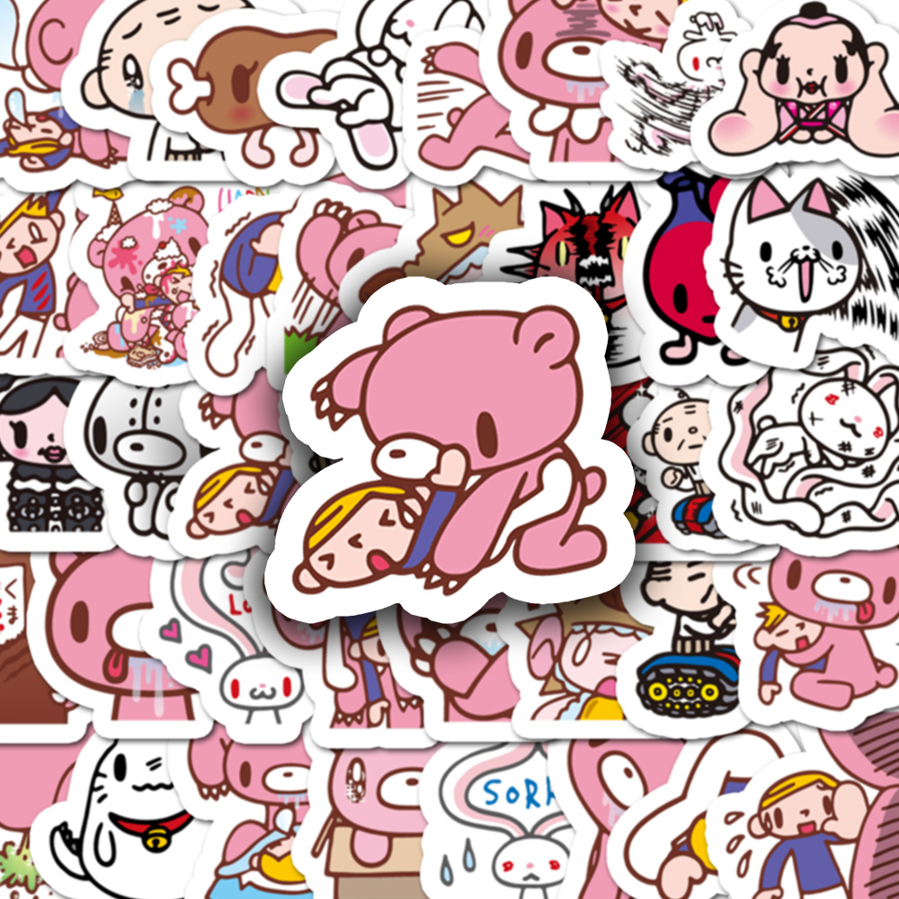 Memo Pad Sticky - 40pcs 만화 Gloomy Bear & CHAX