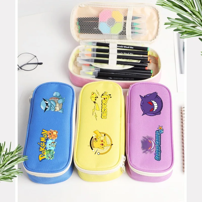Pencil Case Large - 포켓몬 피카추 연필 케이스 귀여운 학생