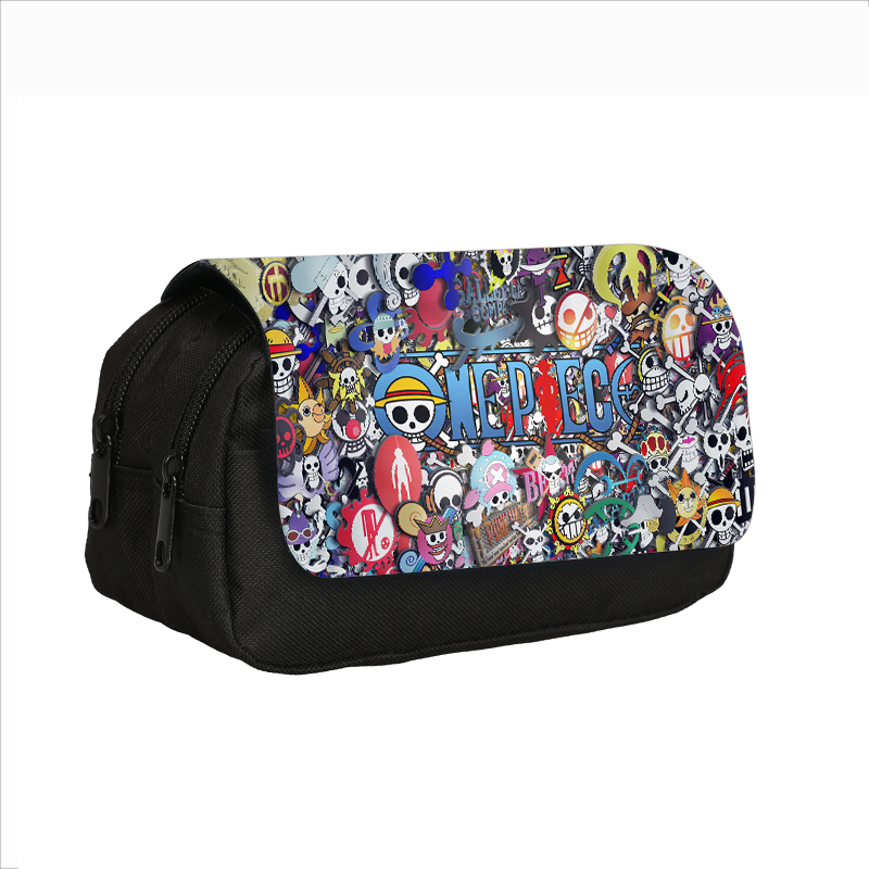 Pencil Case Large - 원피스 더블 레이어 연필 케이스 몽키