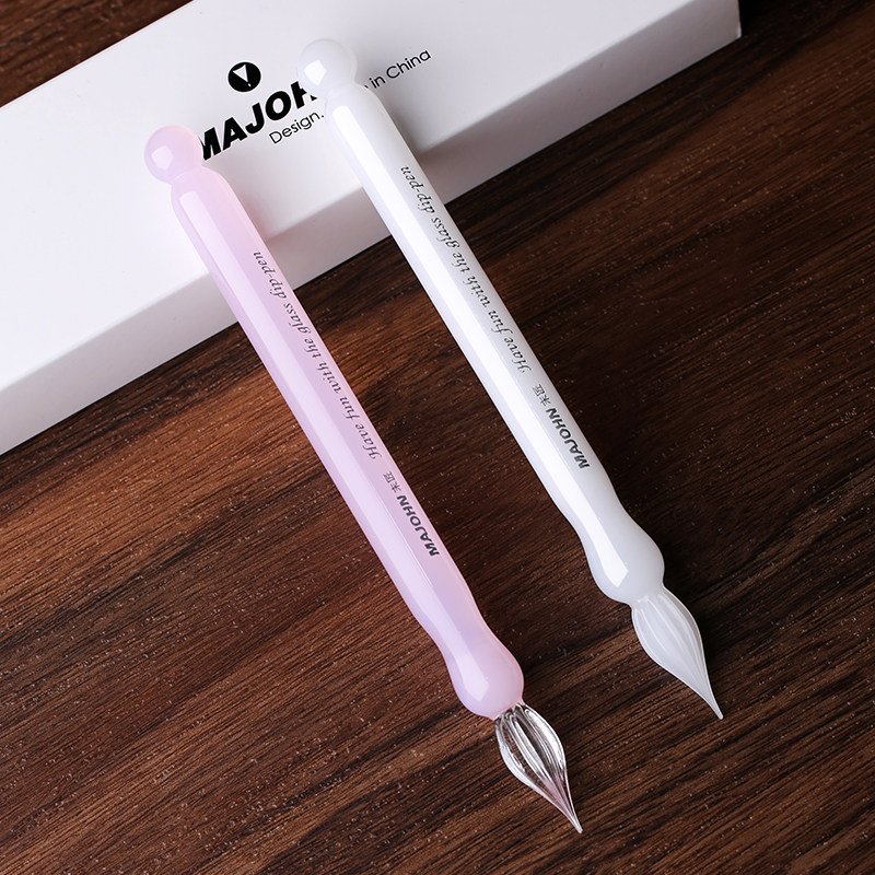 Is Stationery Office Supply - 사쿠라 스노우 미니 짧은 유리 딥펜