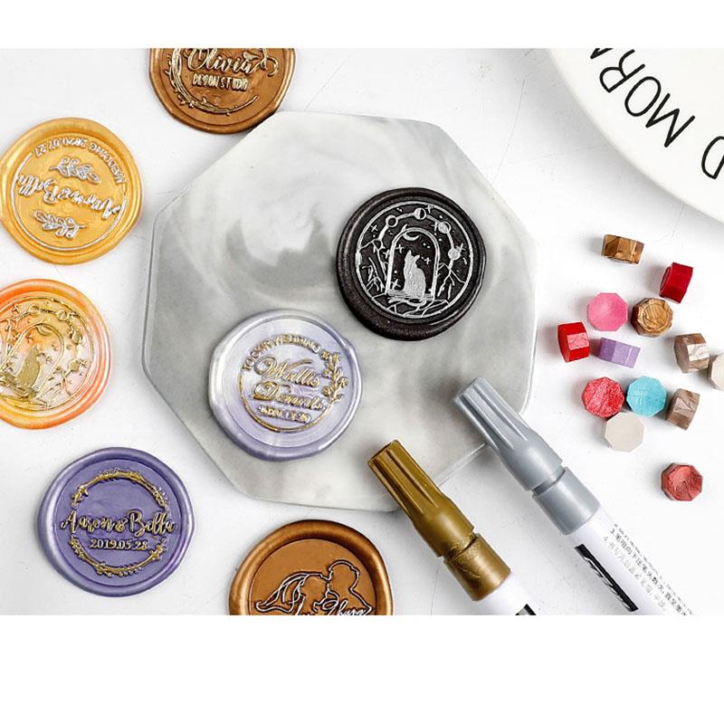 씰링 왁스 씰 스탬프, 왁스 비즈 스크랩북 스탬프 제작 - Wax Seal Stamp Kit 리뷰 및 가격