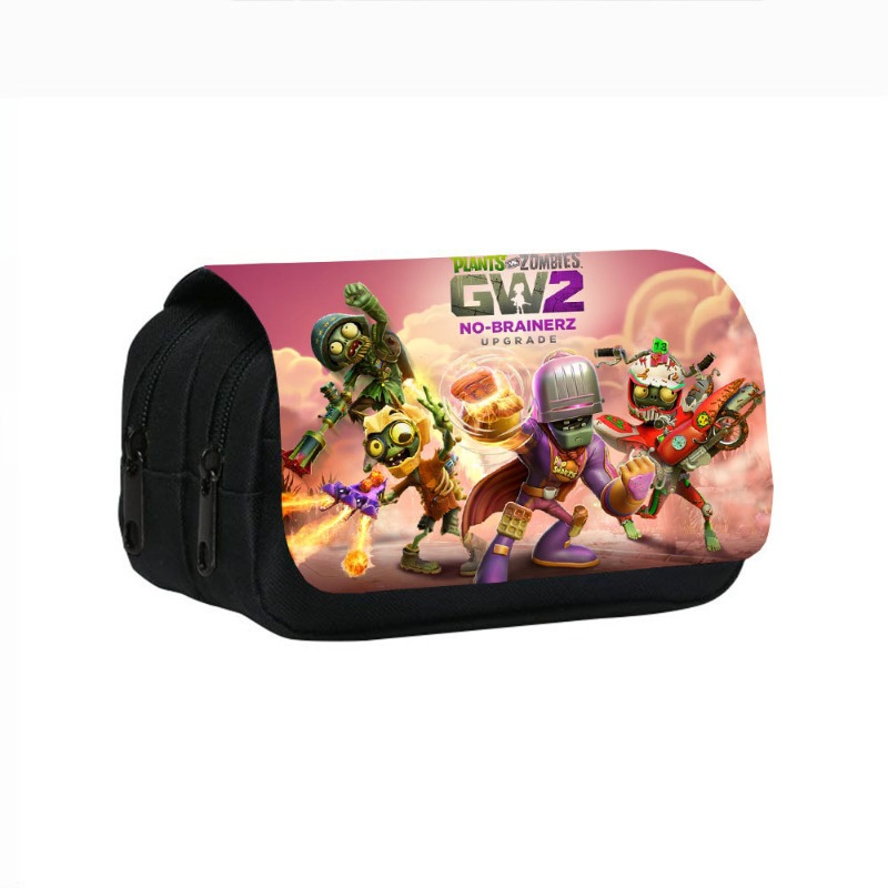 Plants Vs. 좀비 게임 애니메이션 주변기기 필통 - Pencil Case Large 리뷰 및 가격