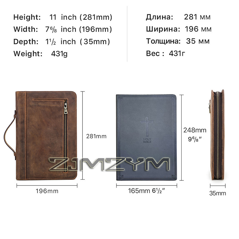 레트로 가죽 노트북 커버 케이스 수제 지퍼 휴대용 가죽 - Is Stationery Office Supply 리뷰 및 가격