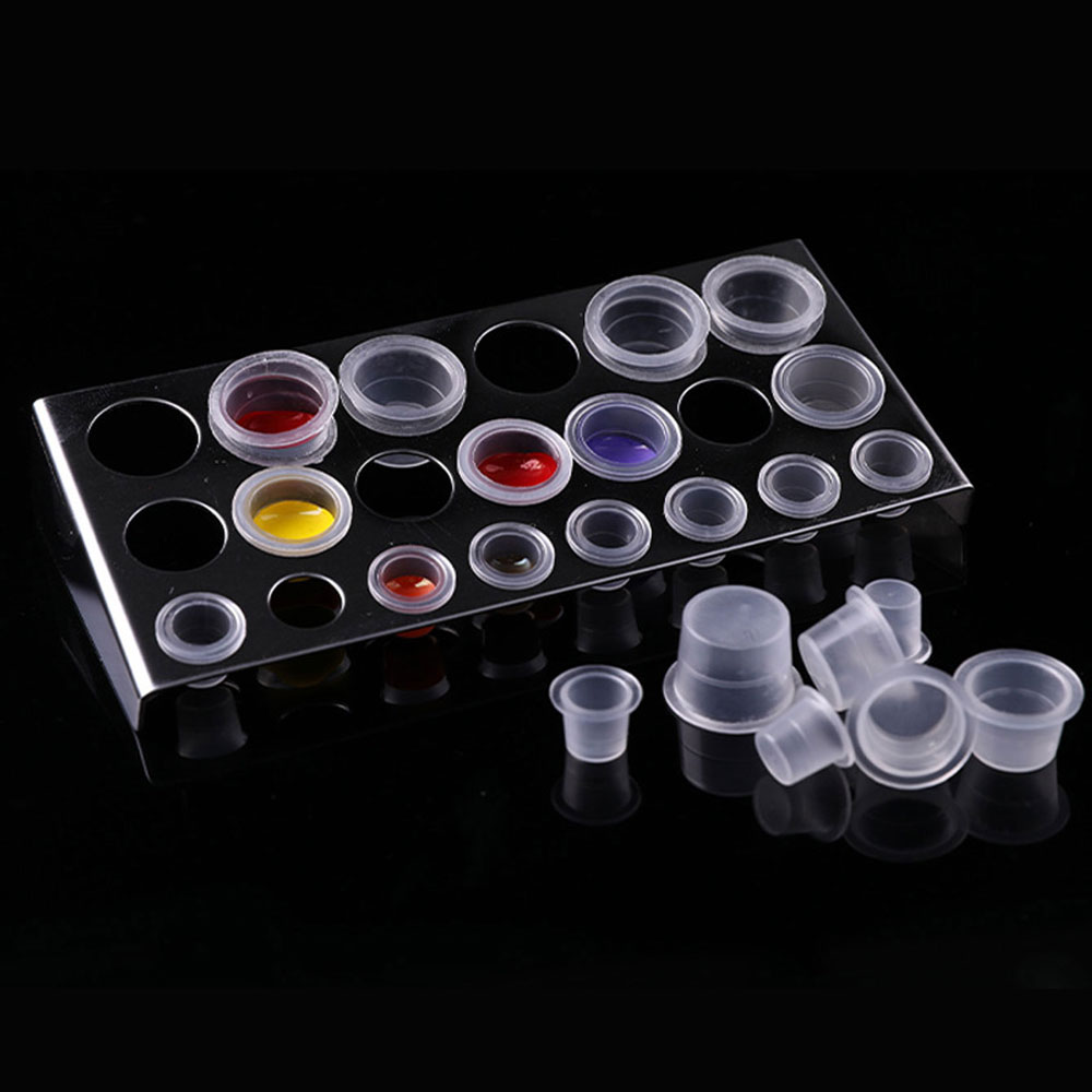투명 문신 안료 컵, 대형 중형 소형 잉크 거치대 컨테 - Calligraphy Ink Bottle 리뷰 및 가격