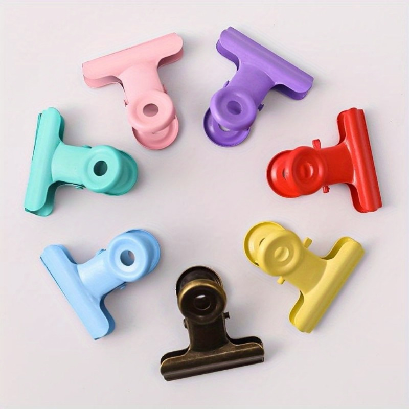 10pcs 다기능 가방 칩 클립 식품 클립 사진 파일  - Is Stationery Office Supply 리뷰 및 가격