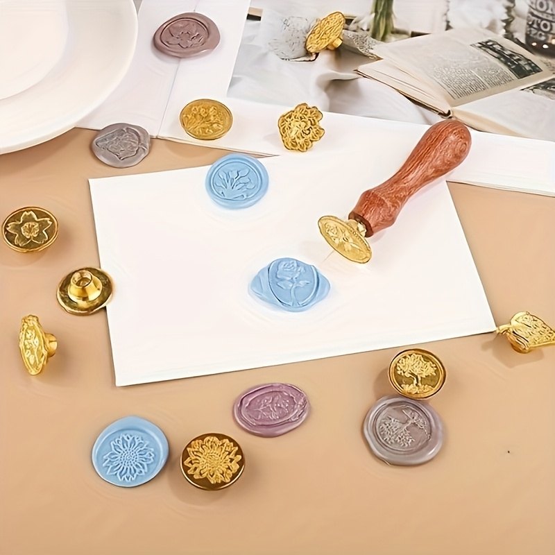 21개의 다양한 스타일의 왁스 스탬프 세트, 레트로 클 - Wax Seal Stamp Kit 리뷰 및 가격