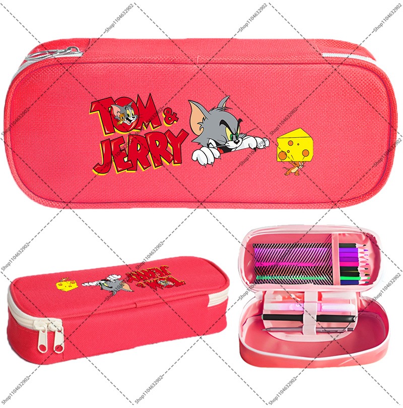 톰과 제리 귀여운 연필 케이스 학생 개학용 카와이 문구 - Pencil Case Large 리뷰 및 가격