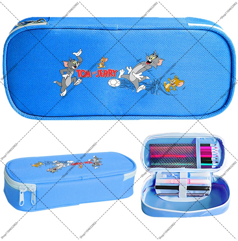 톰과 제리 귀여운 연필 케이스 학생 개학용 카와이 문구 - Pencil Case Large 리뷰 및 가격