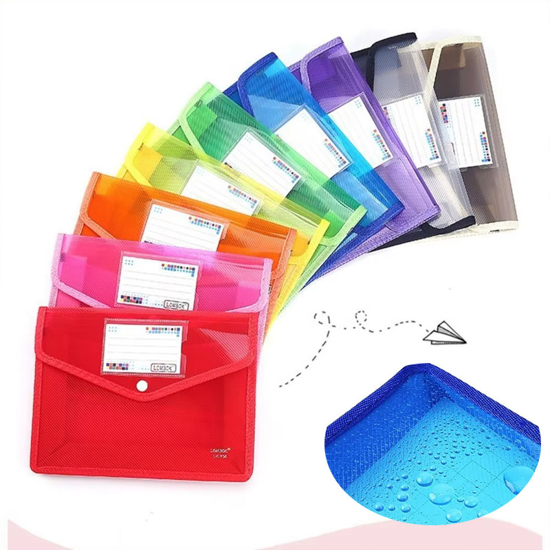 1-10PCS 방수 A4 A5 스냅 버튼 파일 폴더 학 - Office Stationery And Supply 리뷰 및 가격