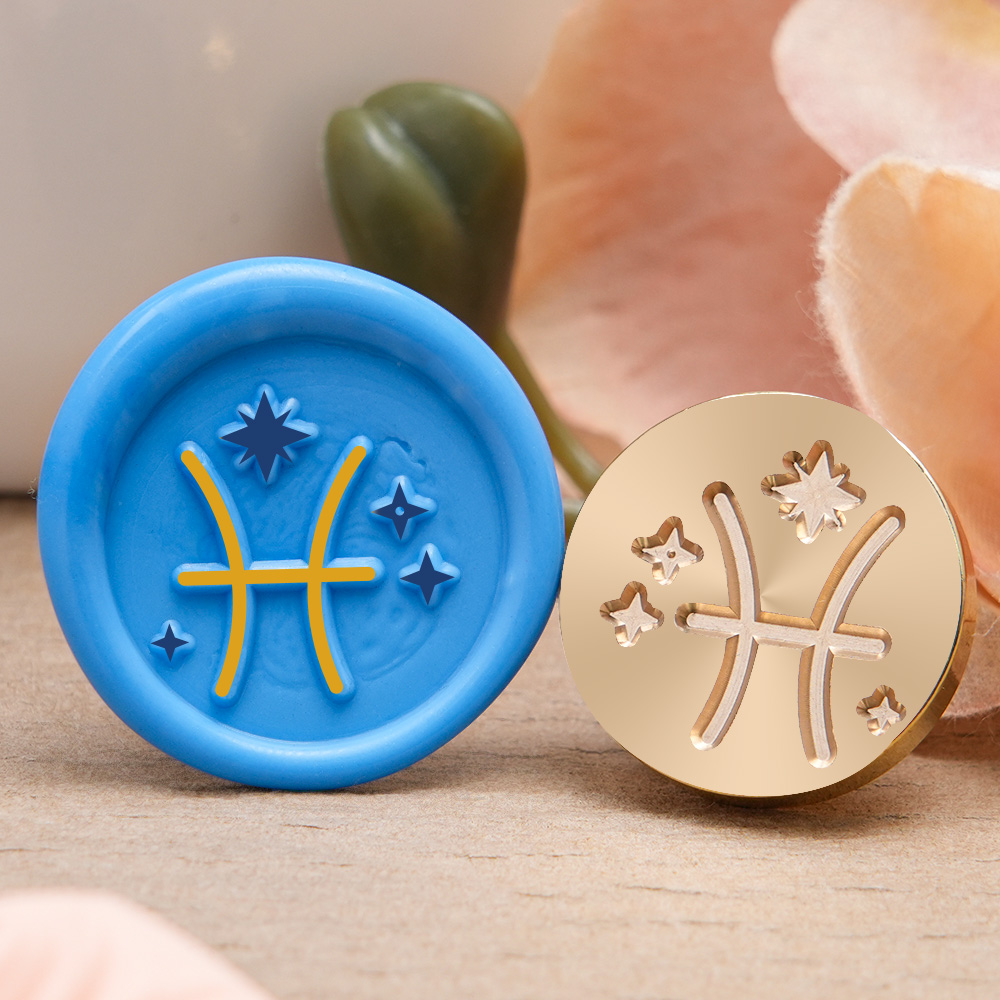 별자리 왁스 씰 스탬프, 선물 및 인사말 카드 장식용  - Wax Seal Stamp Kit 리뷰 및 가격