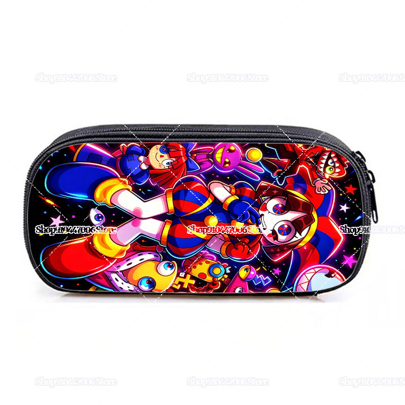 만화 애니메이션 놀라운 서커스 패턴 프린트 펜 가방 폼 - Pencil Case Large 리뷰 및 가격
