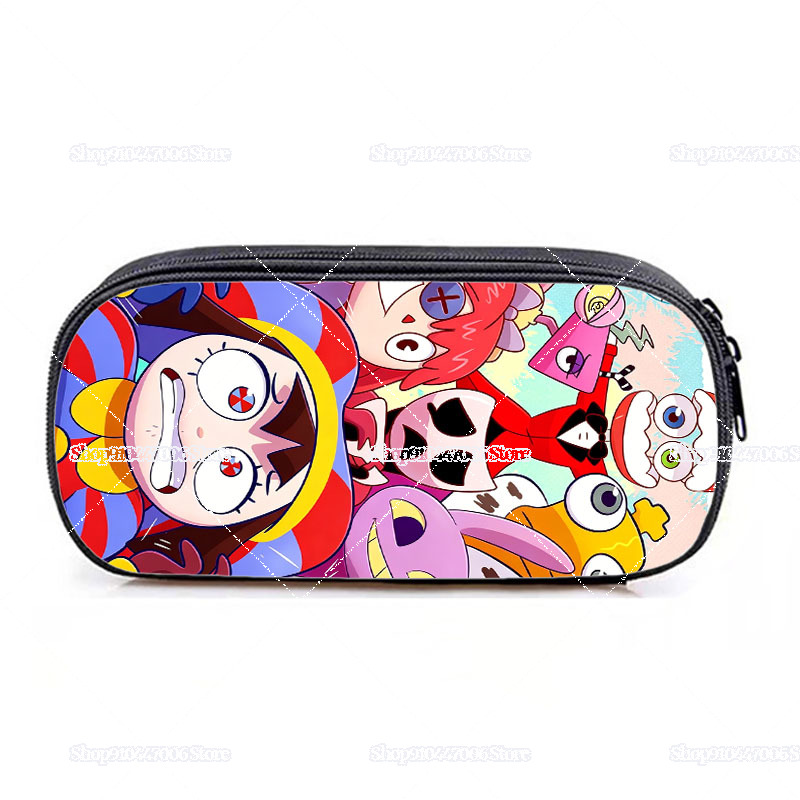 만화 애니메이션 놀라운 서커스 패턴 프린트 펜 가방 폼 - Pencil Case Large 리뷰 및 가격