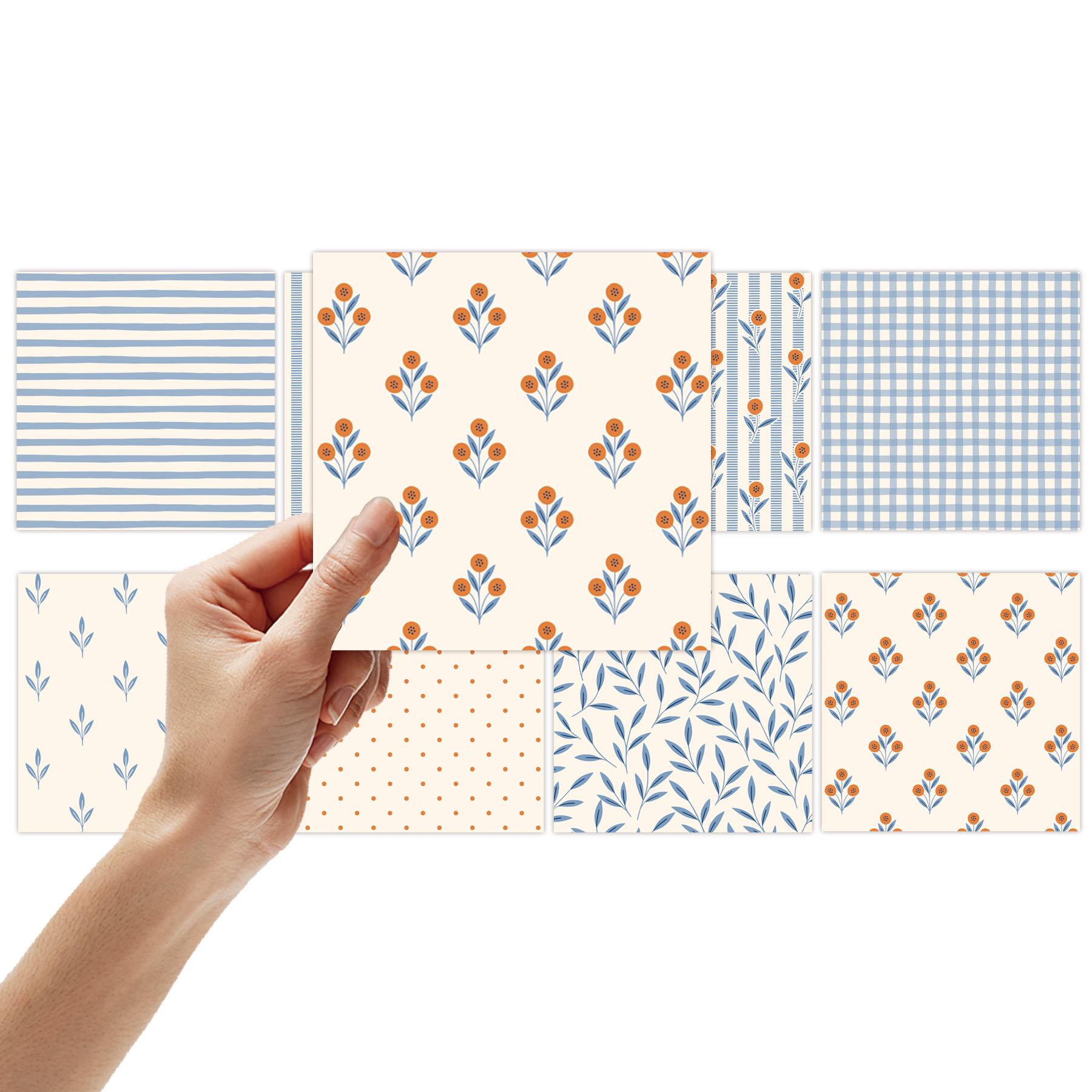 8 장 신선한 격자 무늬 스크랩북 용지 DIY 공예 배 - Cardstock Paper Pack 리뷰 및 가격
