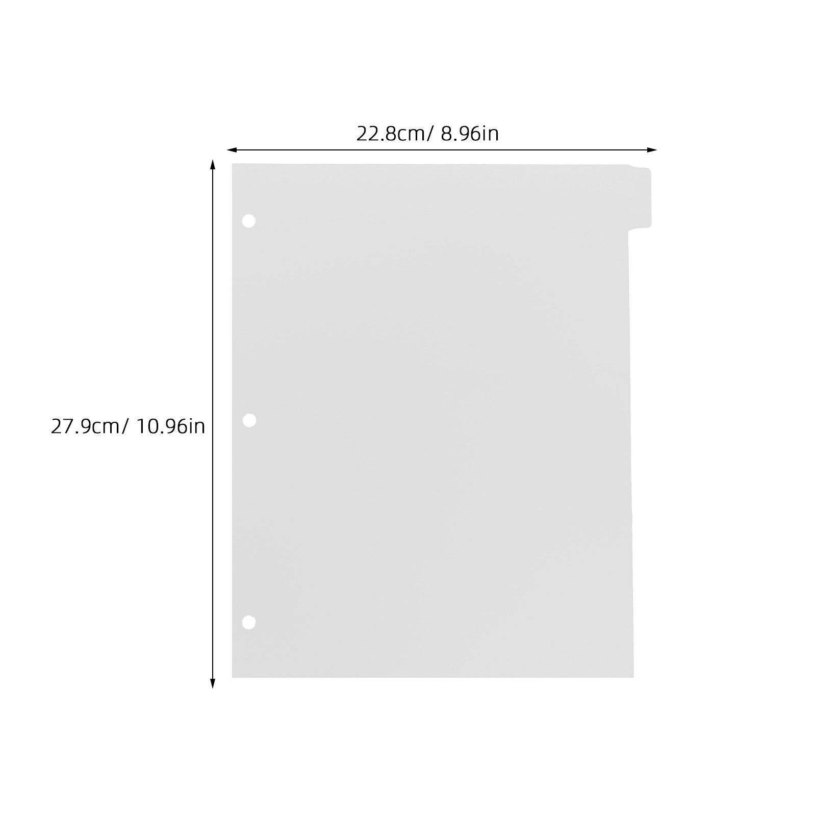 8매 플라스틱 PP 분리형 노트북 바인더 디바이더, 6 - Index Tab Divider 리뷰 및 가격