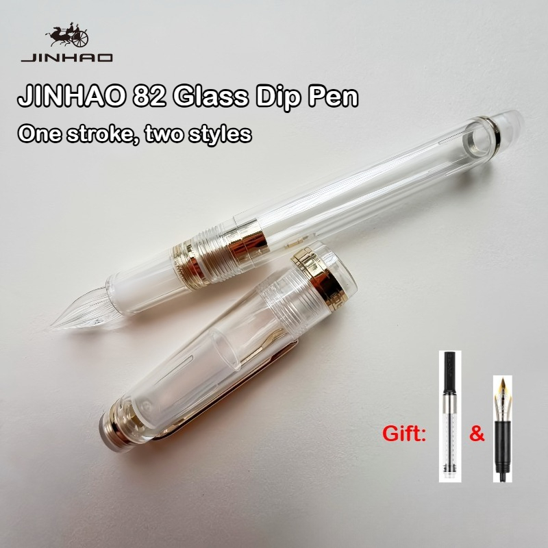 JINHAO 82 유리 딥펜 원 스트로크 투 스타일(만 - Fountain Pen Ink 리뷰 및 가격