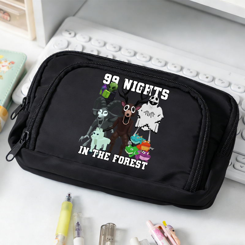 숲속의 99 밤 연필 케이스 만화 대형 펜 가방 소년  - Pencil Case Large 리뷰 및 가격