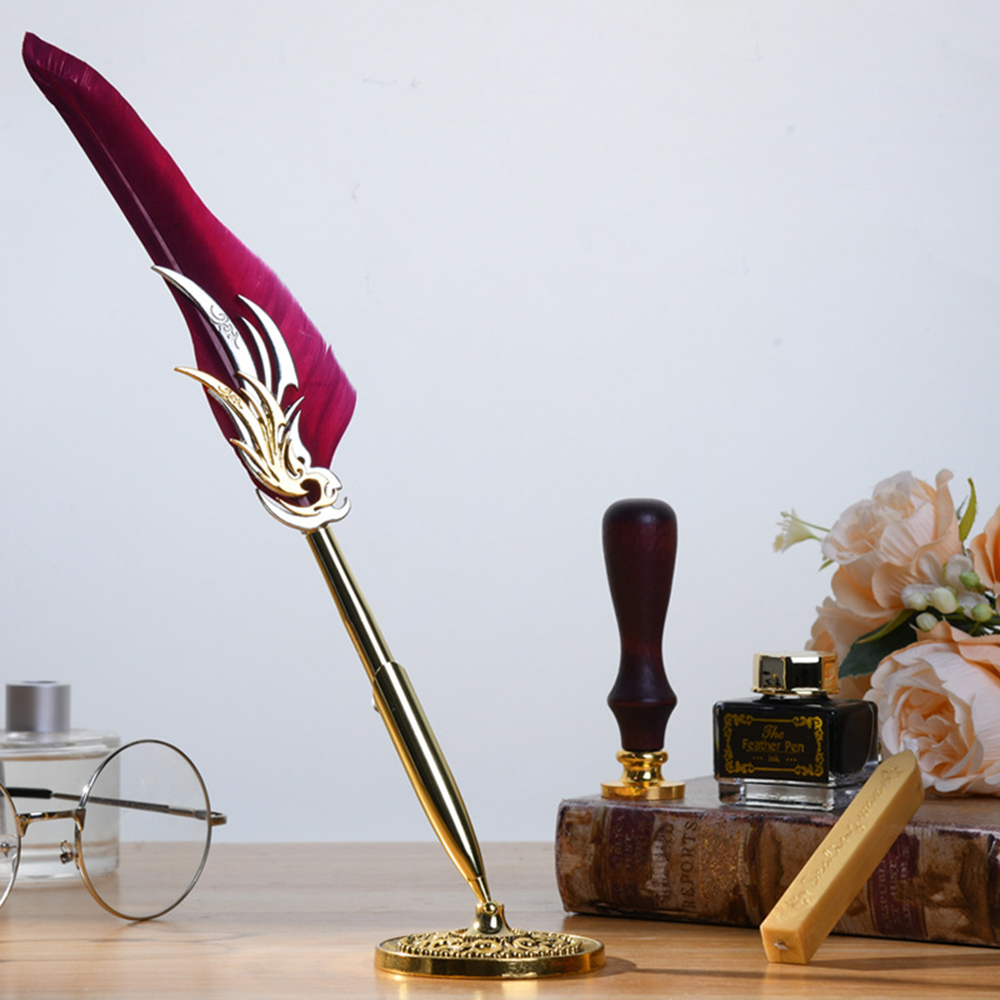 깃털펜과 잉크 세트, 레트로 깃털 딥잉크펜 세트, 빈티 - Fountain Pen Ink 리뷰 및 가격