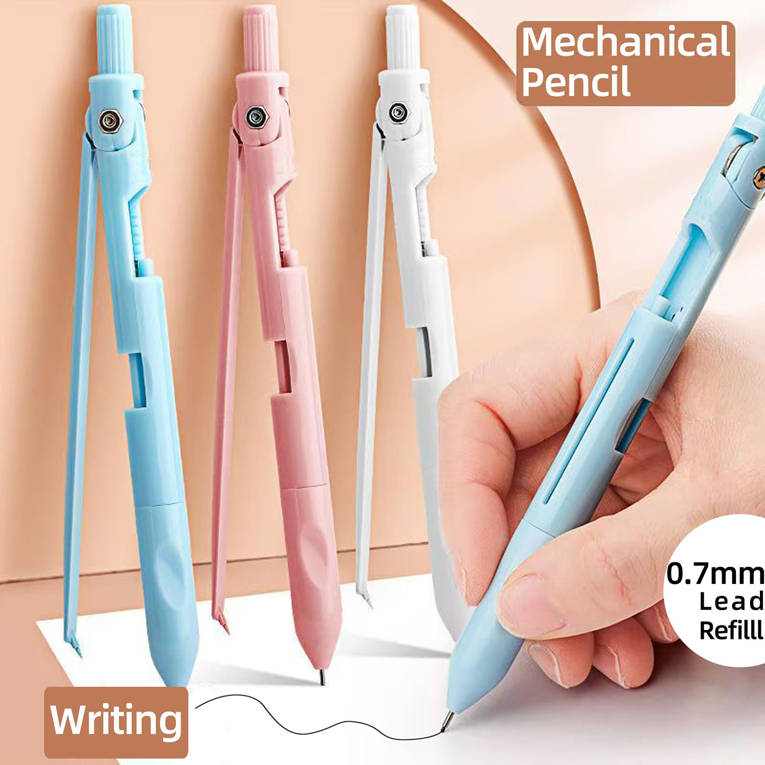 0.7mm 기계식 연필 기하학 컴퍼스 세트 금속 그립  - Compass Geometry Set 리뷰 및 가격