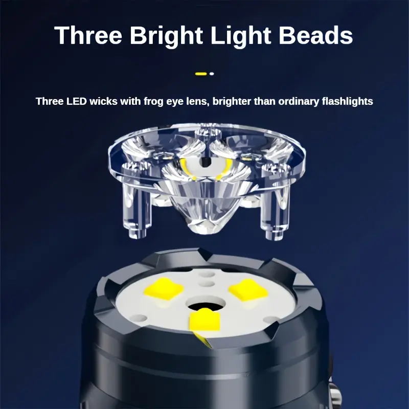 펜 클립이 있는 미니 3LED 손전등, 야간 산책, 휴 - Stationery Supply 리뷰 및 가격