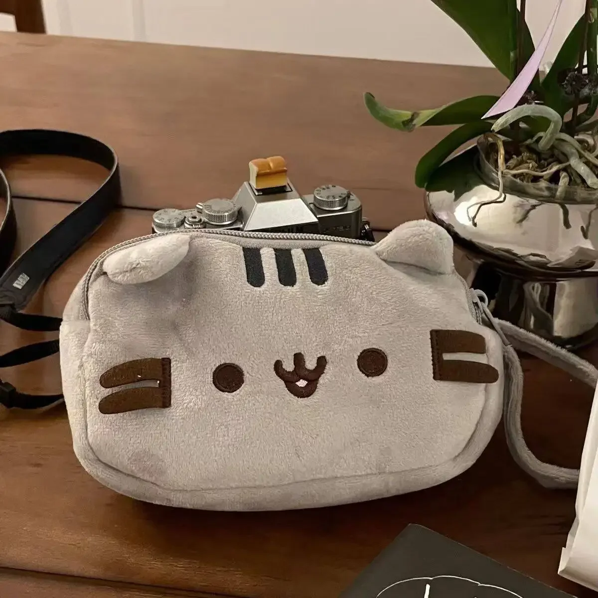 귀여운 Pusheen 연필 케이스 만화 뚱뚱한 고양이  - Pencil Case Large 리뷰 및 가격
